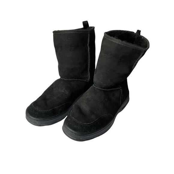 L.L. Bean Black Suede Primaloft Boot - 072609 - Women's Size 9M - Picture 1 of 13